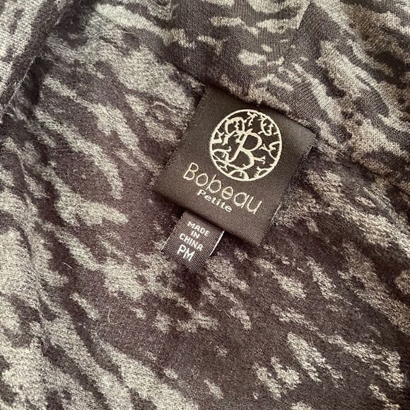 Bobeau black heathered cardigan - Picture 4 of 8